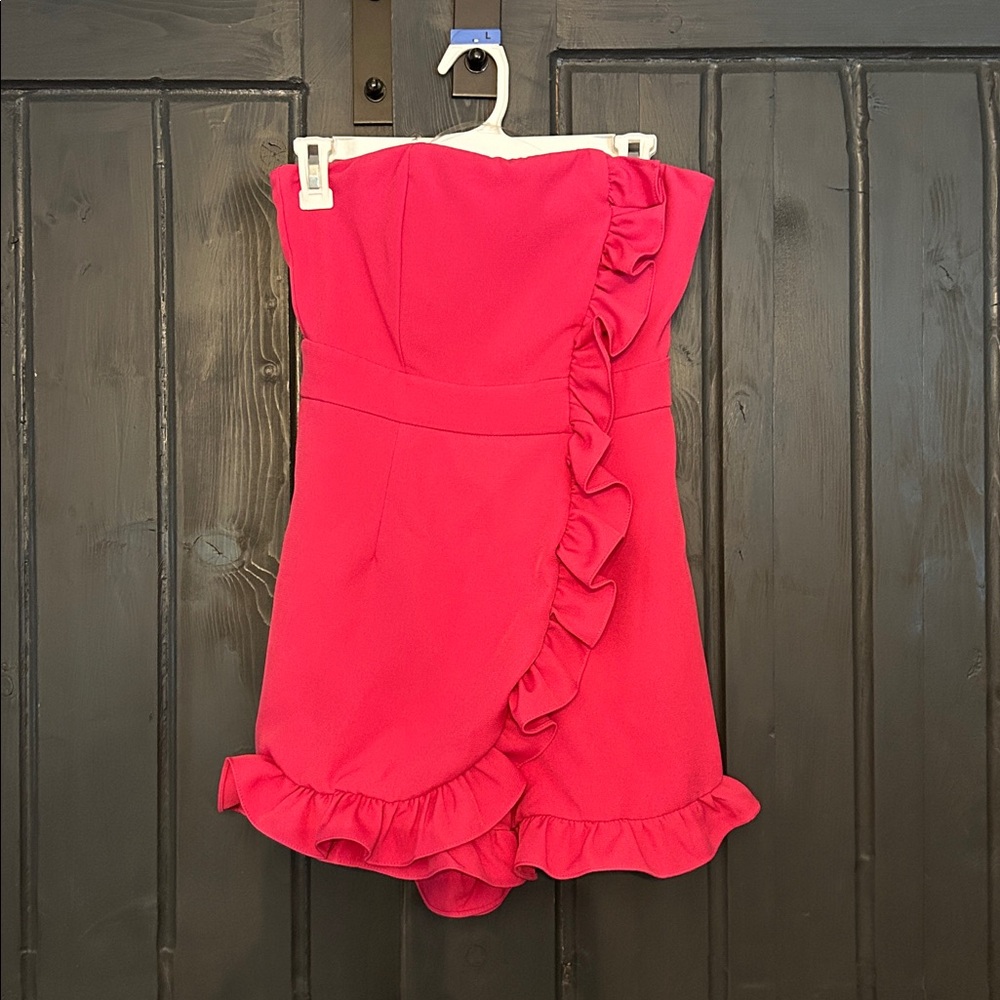 NEW pink mini romper